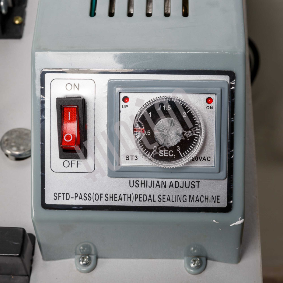 Ножной импульсный запайщик с обрезкой SFTD-800 Hualian - Купить с доставкой по всей Беларуси