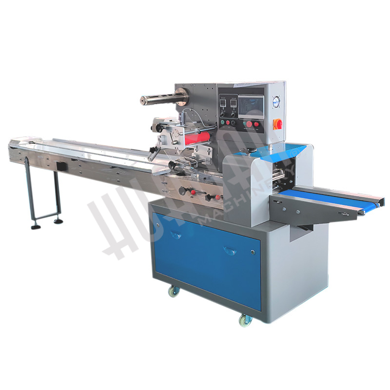 Горизонтальная упаковочная машина DXDZ-250B NEW (2 ножа, bag L 65-190 mm, S 200 mm, H-40 mm) Hualian - Купить с доставкой по всей Беларуси