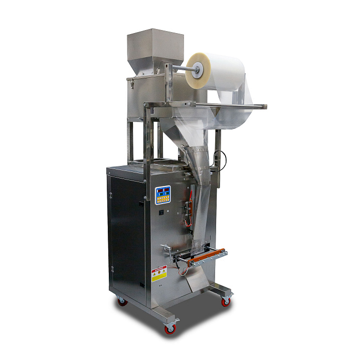 Автоматическая фасовочно-упаковочная машина DXDK-1000 NEW (пакет подушка, ширина пленки 300 мм, фотодатчик) Hualian - Купить с доставкой по всей России