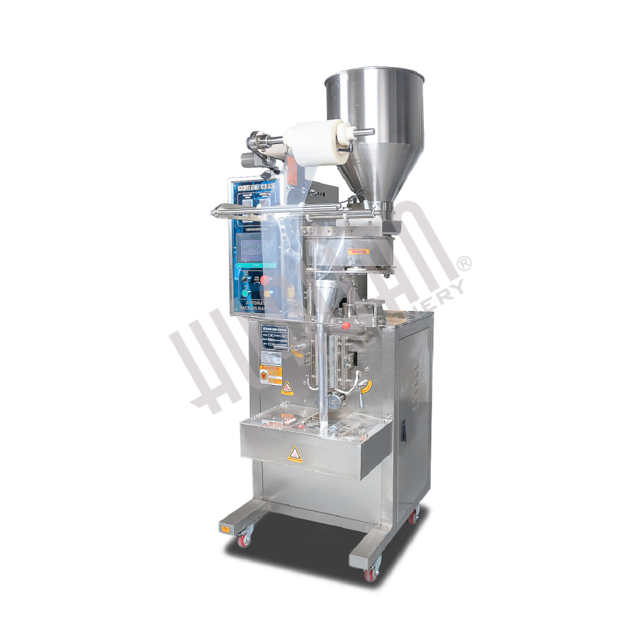 Автоматическая фасовочно-упаковочная машина DXDK-320RH-E (нерж., стик 17*110 мм, 4.6-8 мл, W пленки 42 мм, зубч. нож.) Hualian - Купить с доставкой по всей Беларуси