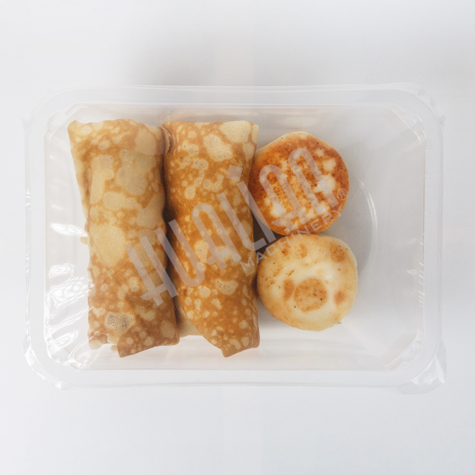 Полуавтоматический запайщик лотков (4 лотка,187*137*40) HVT-550M/4 (нерж., СКИН) Hualian - Купить с доставкой по всей Беларуси