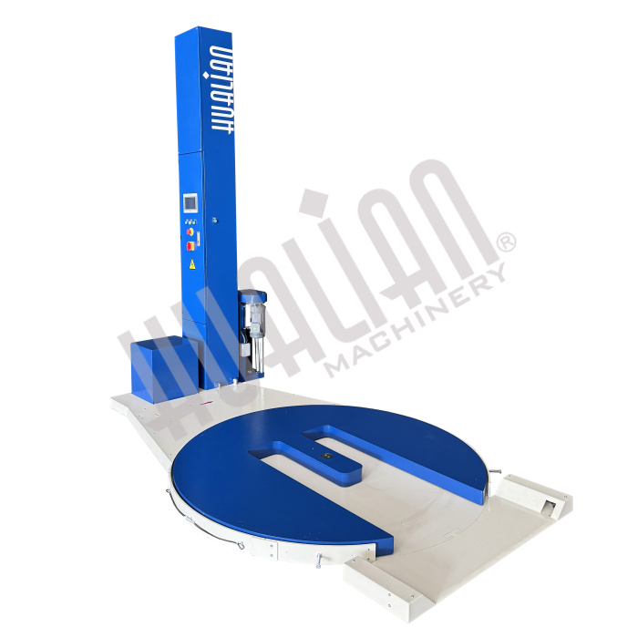 Паллетоупаковщик HL-1650F с E-платформой (с моторизированной кареткой с престрейчем) Hualian - Купить с доставкой по всей Беларуси