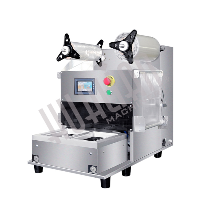 Запайщик лотков с газонаполнением EV-271 (187*137*120 мм, 2 лотка за цикл) Hualian - Купить с доставкой по всей Беларуси