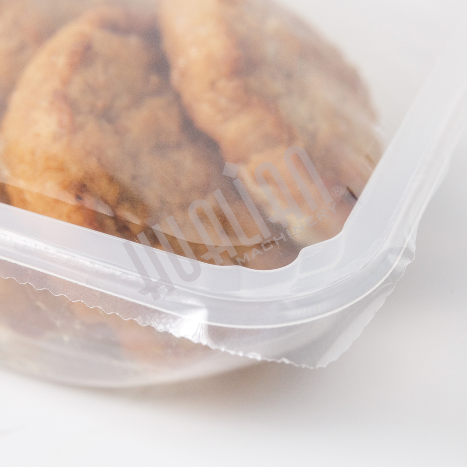 Полуавтоматический запайщик лотков (4 лотка,187*137*40) HVT-550M/4 (нерж., СКИН) Hualian - Купить с доставкой по всей Беларуси