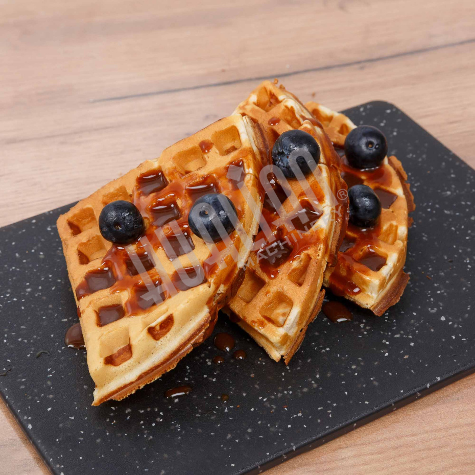 Вафельница для объемных вафель HWB-2 (2 секции, круг) Hualian - Купить с доставкой по всей Беларуси