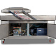 Напольная двухкамерная вакуум-упаковочная машина DZQ-700/2SB (нерж., газ) Hualian - Купить с доставкой по всей России - 18