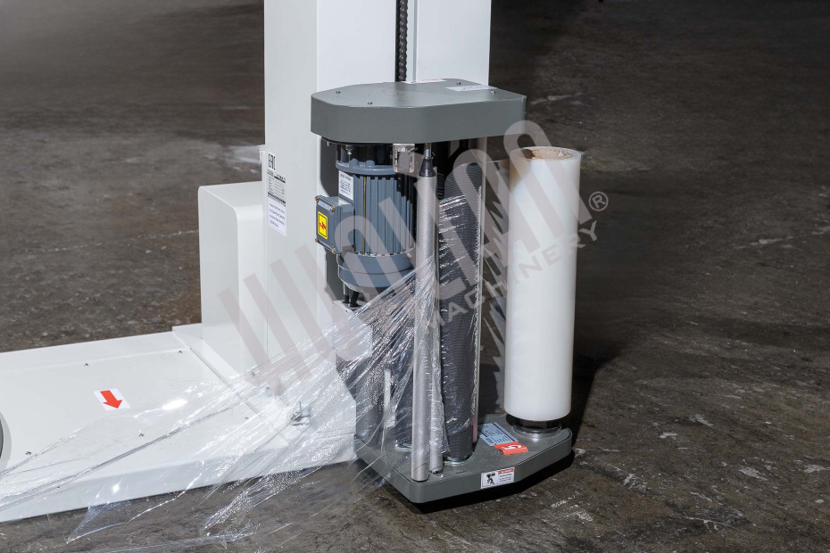 Паллетоупаковщик с моторизированной кареткой с престрейчем HL-1500 (Economical) Hualian - Купить с доставкой по всей Беларуси