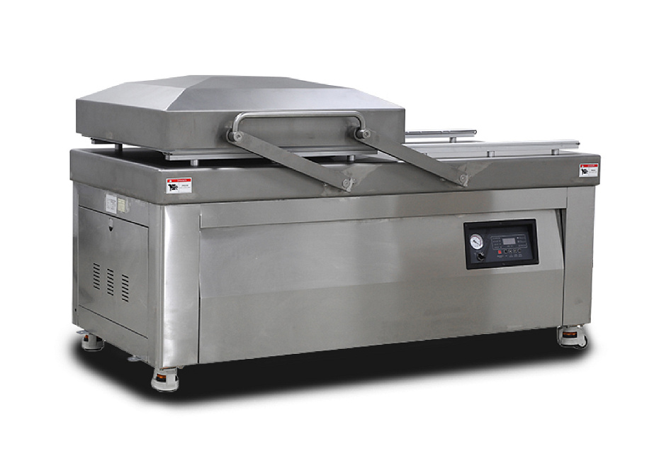 Напольная двухкамерная вакуум-упаковочная машина HVC-720S/2B-G (нерж., газ, электр. панель, 380В) Hualian - Купить с доставкой по всей России - 3
