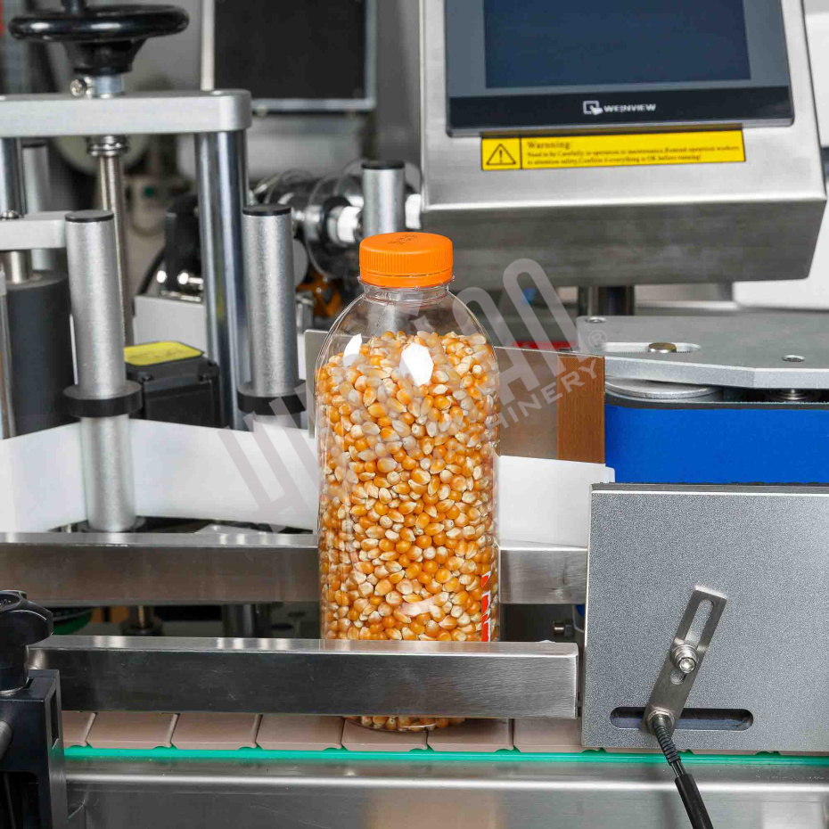 Напольный автоматический этикетировщик для круглой тары с датером HLMT-200D Hualian - Купить с доставкой по всей Беларуси