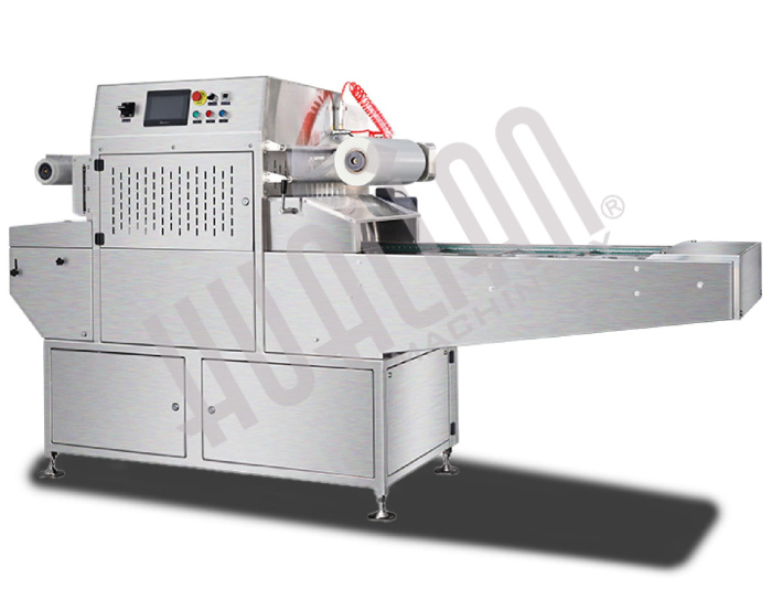 Автоматический запайщик лотков HVT-550A/6 V2 (матрица 187х137, 6 лотков за цикл, газонаполнение, вакуумный насос 100 м3/ч) Hualian - Купить с доставкой по всей Беларуси