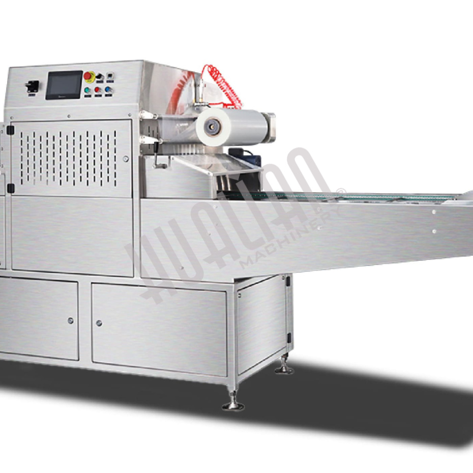 Автоматический запайщик лотков HVT-550A/6 V2 (матрица 187х137, 6 лотков за цикл, газонаполнение, вакуумный насос 100 м3/ч) Hualian - Купить с доставкой по всей Беларуси