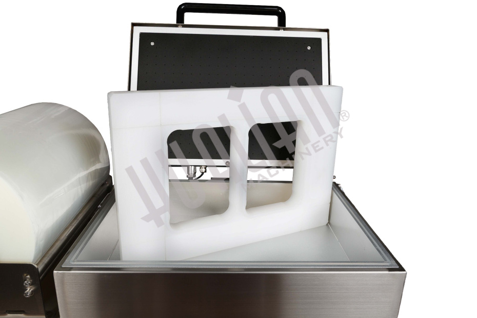 Скин-упаковочная машина HLV-300VST NEW на два лотка (глубина лотка 55 мм) Hualian - Купить с доставкой по всей Беларуси