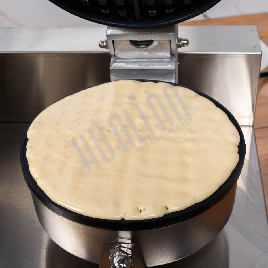 Вафельница для объемных вафель HWB-2 (2 секции, круг) Hualian - Купить с доставкой по всей Беларуси