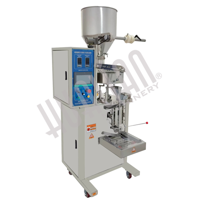 Автоматическая фасовочно-упаковочная машина DXDK-320RH-E (нерж., стик 17*110 мм, 4.6-8 мл, W пленки 42 мм, зубч. нож.) Hualian - Купить с доставкой по всей Беларуси