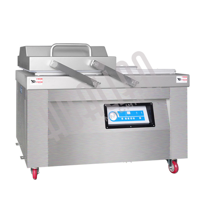 Напольная двухкамерная вакуум-упаковочная машина EV-62 (нерж) Hualian - Купить с доставкой по всей Беларуси