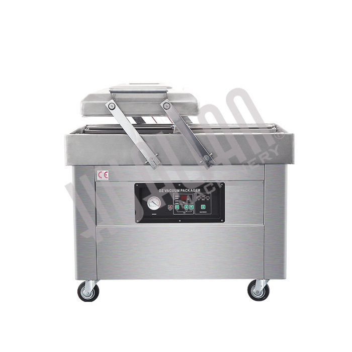 Напольная двухкамерная вакуум-упаковочная машина DZ-400/2SB SS (нерж.) Hualian - Купить с доставкой по всей Беларуси