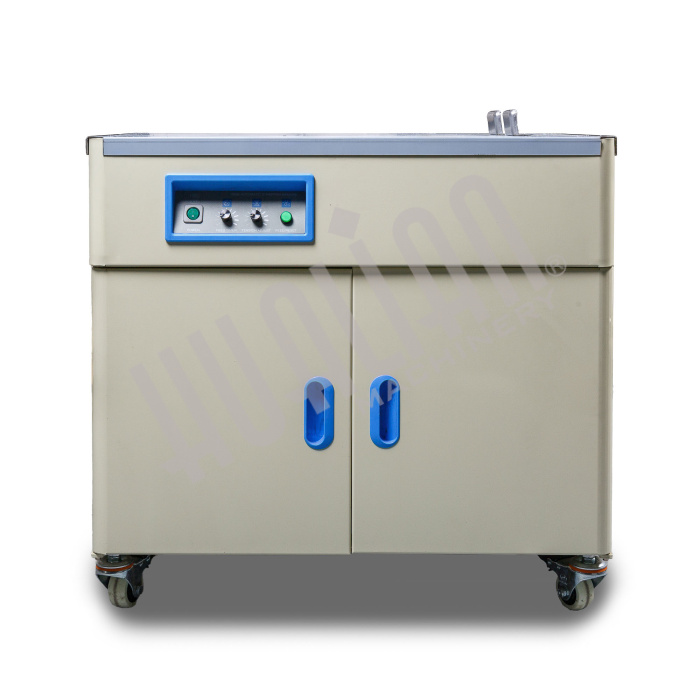 Полуавтоматическая стрейпинг-машина (закрытый стол) KZB-10H Hualian - Купить с доставкой по всей Беларуси