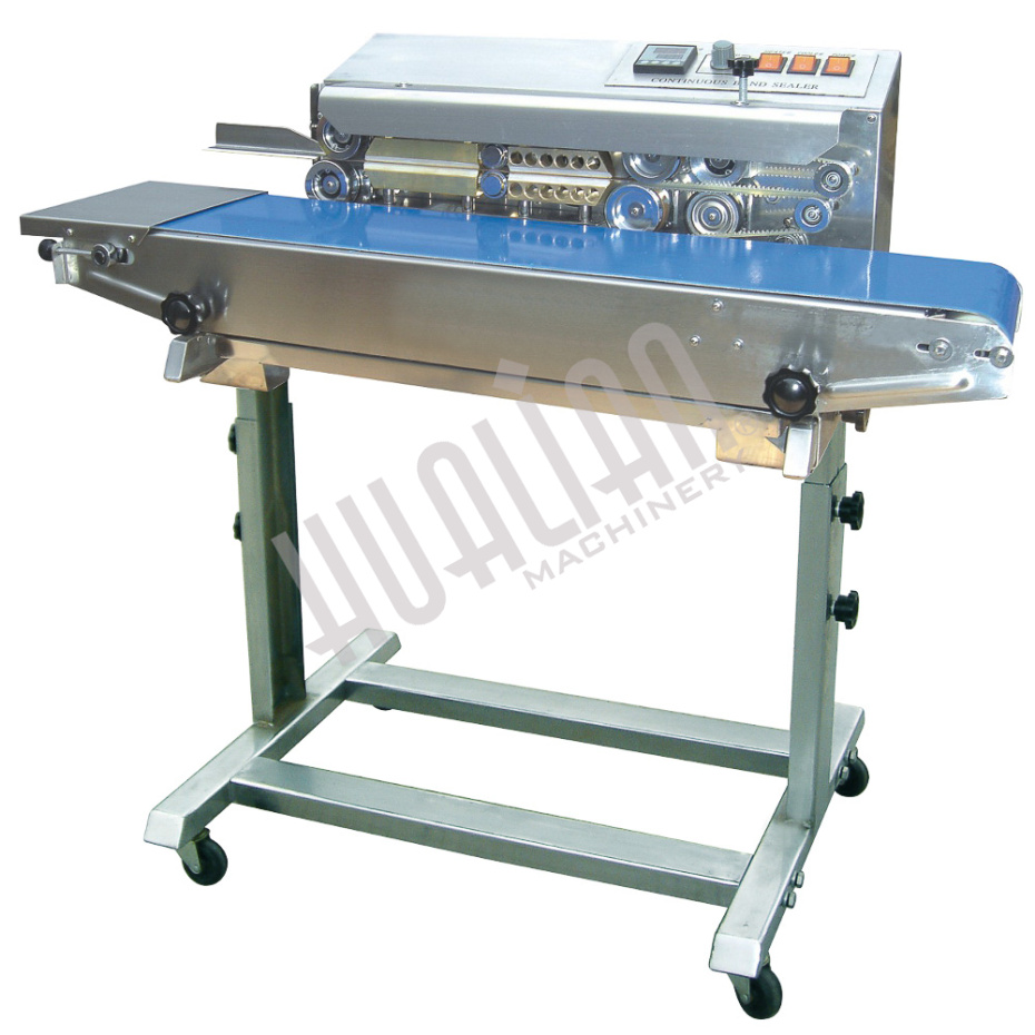 Роликовый конвейерный запайщик горизонтальный на консоли FR-770III Hualian - Купить с доставкой по всей Беларуси