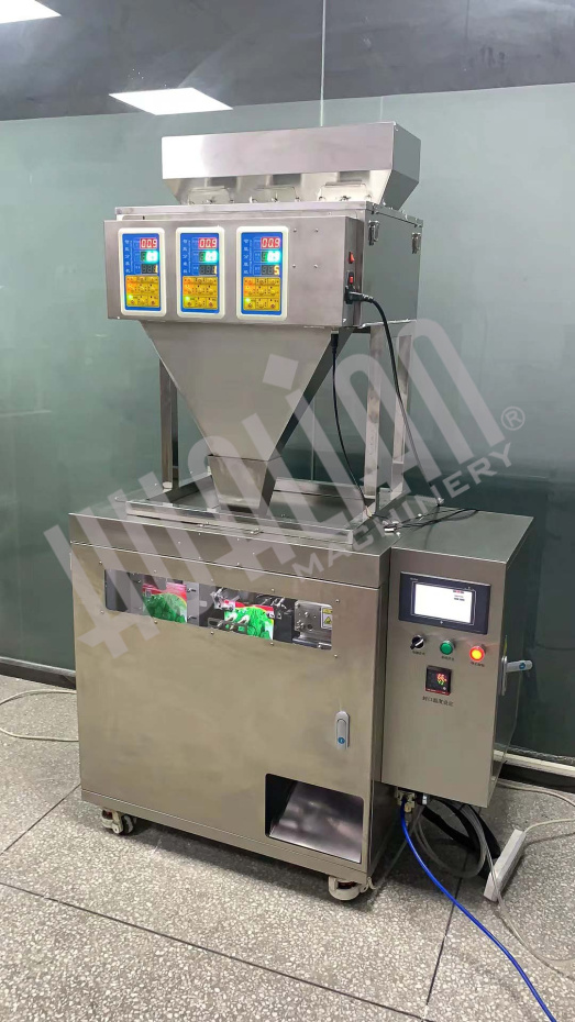 Мини дой-пак линия с весовым дозатором для пакетов с зип-локом HLDX-500 Hualian - Купить с доставкой по всей Беларуси