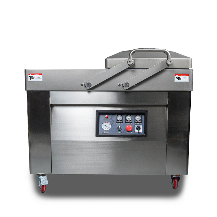 Вакуумный упаковщик HVC-410S/2A-G (DZQ-410/2SA) (нерж., газ) Hualian - Купить с доставкой по всей России