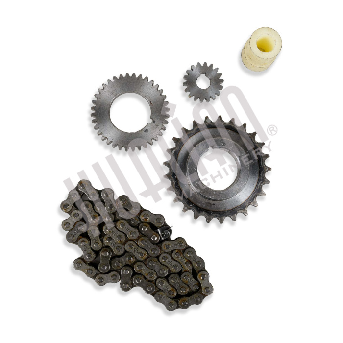 Ведушая и ведомая звезда цепного привода тестошнека JGT-60 HZ (1-16) Hualian - Купить с доставкой по всей Беларуси