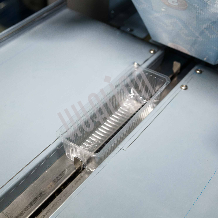 Автоматическая горизонтальная упаковочная машина DXDZ-250D NEW (1 нож, bag L 120-280mm, S 250mm, H - 40 mm) Hualian - Купить с доставкой по всей Беларуси