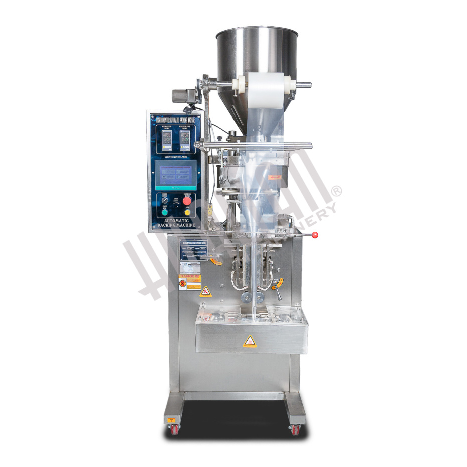 Автоматическая фасовочно-упаковочная машина DXDK-320RH-E (нерж., сашет 75*90 мм, 25-35 мл, W пленки 150 мм, датер в губках, насечка, зубч. нож.) Hualian - Купить с доставкой по всей Беларуси