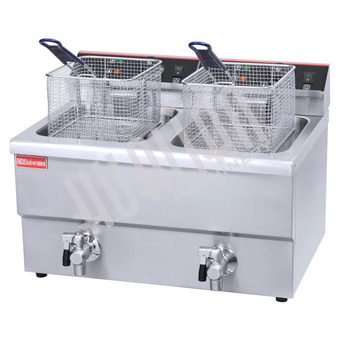 Фритюрница (2 емкости) HEF-12L Hualian - Купить с доставкой по всей Беларуси