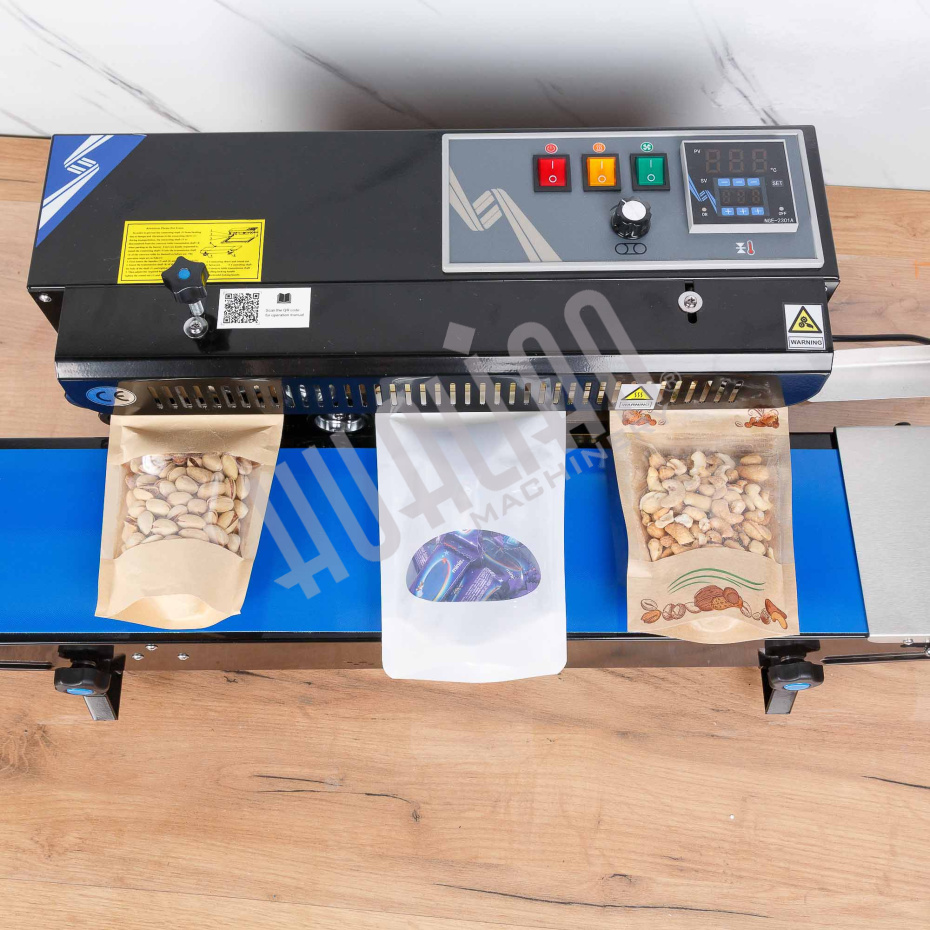 Роликовый (конвейерный) запайщик с правой подачей FRD-750E (горизонт.) Hualian - Купить с доставкой по всей Беларуси