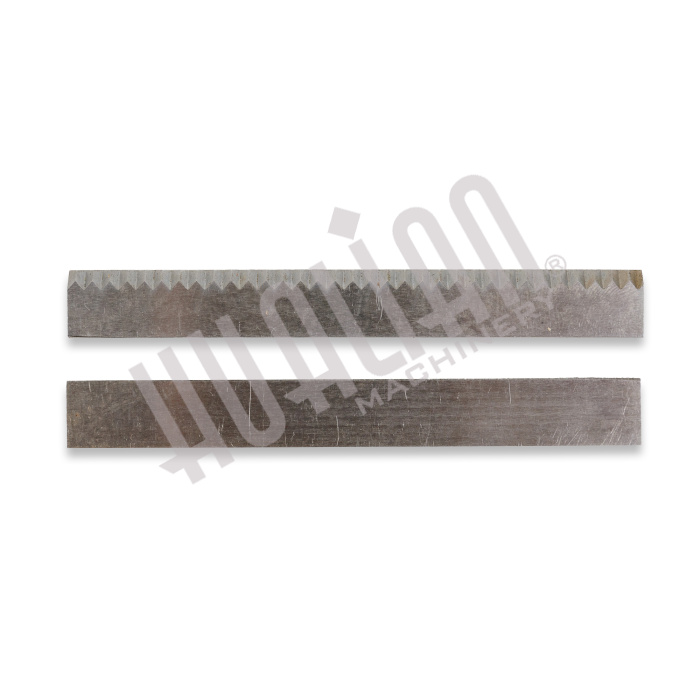 Комплект ножей (1 нож+1 ответная часть, зигзаг) для DXDK-40II Hualian - Купить с доставкой по всей Беларуси