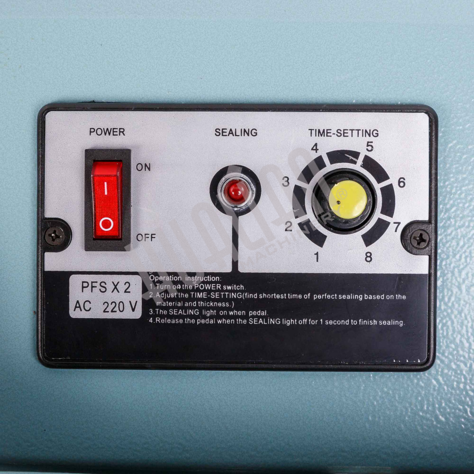 Ножной усиленный запайщик PFS-350*2 Hualian - Купить с доставкой по всей Беларуси