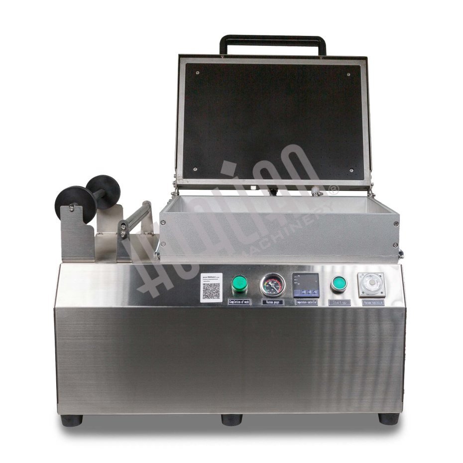 Ручной вакуумный пищевой скин-упаковщик HLV-300VST (глубина лотка 55 мм,2 лотка) PREMIUM Hualian - Купить с доставкой по всей Беларуси