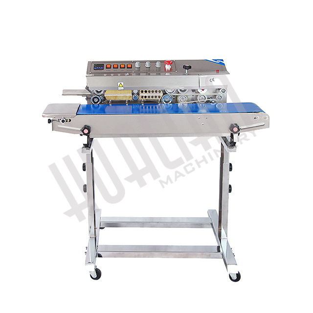 Роликовый конвейерный запайщик горизонтальный на консоли FRM-810III Hualian - Купить с доставкой по всей Беларуси