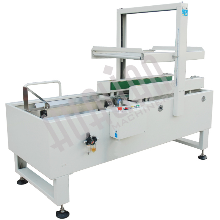 Полуавтомат для складывания и заклейки дна коробок DZF-5050 Hualian - Купить с доставкой по всей Беларуси