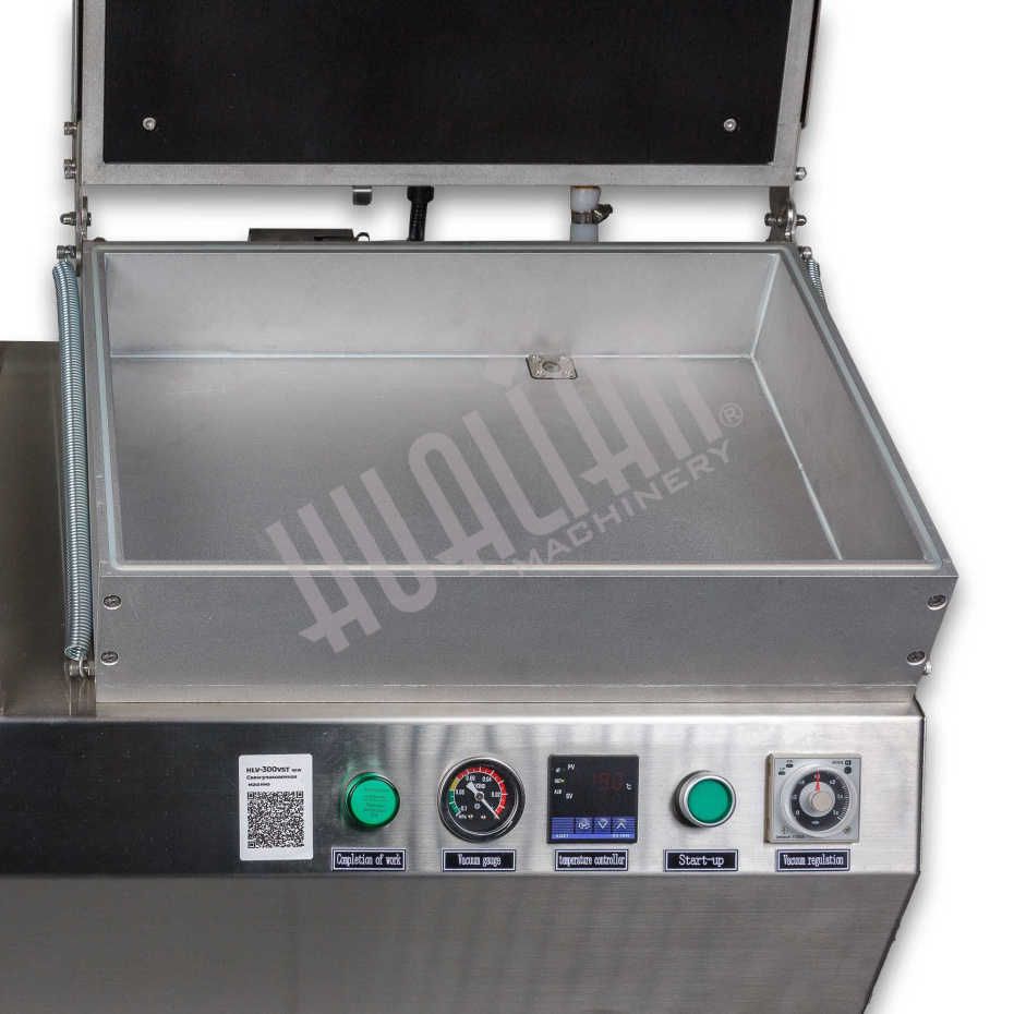 Ручной вакуумный пищевой скин-упаковщик HLV-300VST (глубина лотка 55 мм,2 лотка) PREMIUM Hualian - Купить с доставкой по всей Беларуси