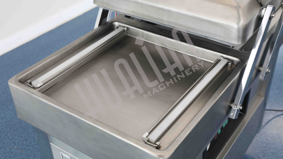 Напольная двухкамерная вакуум-упаковочная машина DZ-400/2SB SS (нерж.) Hualian - Купить с доставкой по всей Беларуси