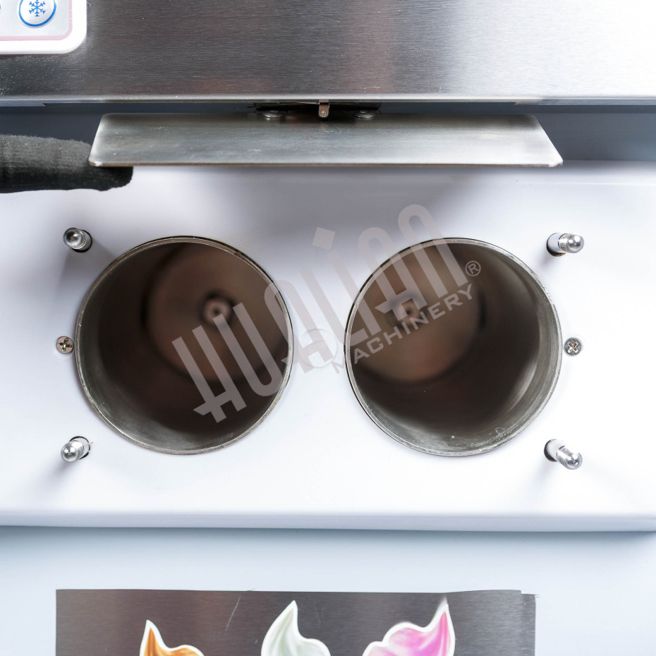 Фризер для мягкого мороженого HIM-03 с функцией ночного хранения и помпой (3 рожка) Hualian - Купить с доставкой по всей Беларуси