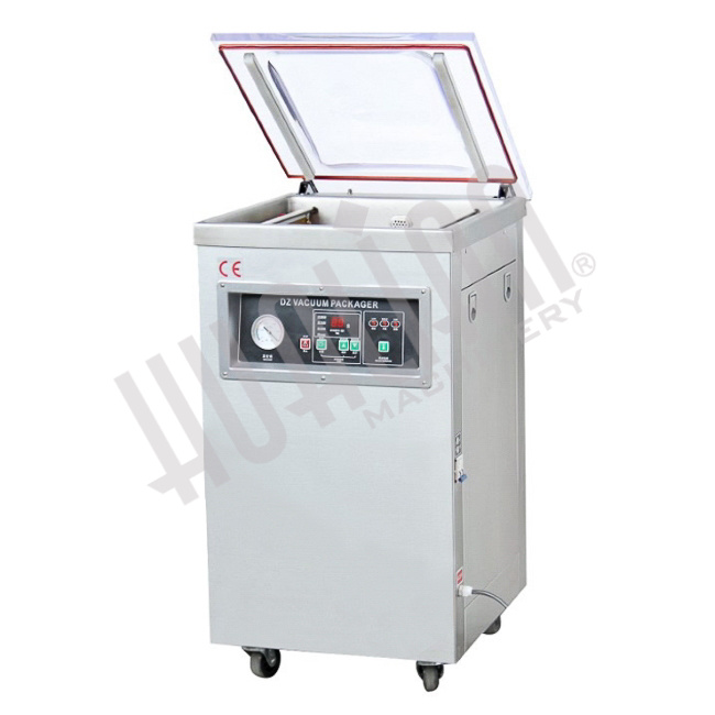 Напольный вакуумный упаковщик DZ-400/2F (нерж.)