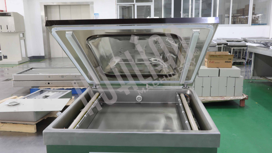 Напольный вакуумный упаковщик DZ-500/2E (нерж.) Hualian - Купить с доставкой по всей Беларуси