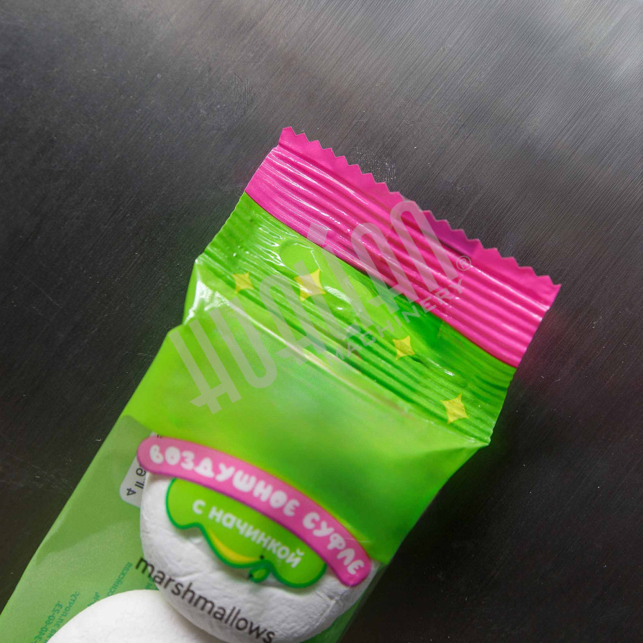 Горизонтальная упаковочная машина DXDZ-250XD  (H-40мм, bag L 65-190mm, S 200mm, регулируемый формирователь, вставки в транспортере) Hualian - Купить с доставкой по всей Беларуси