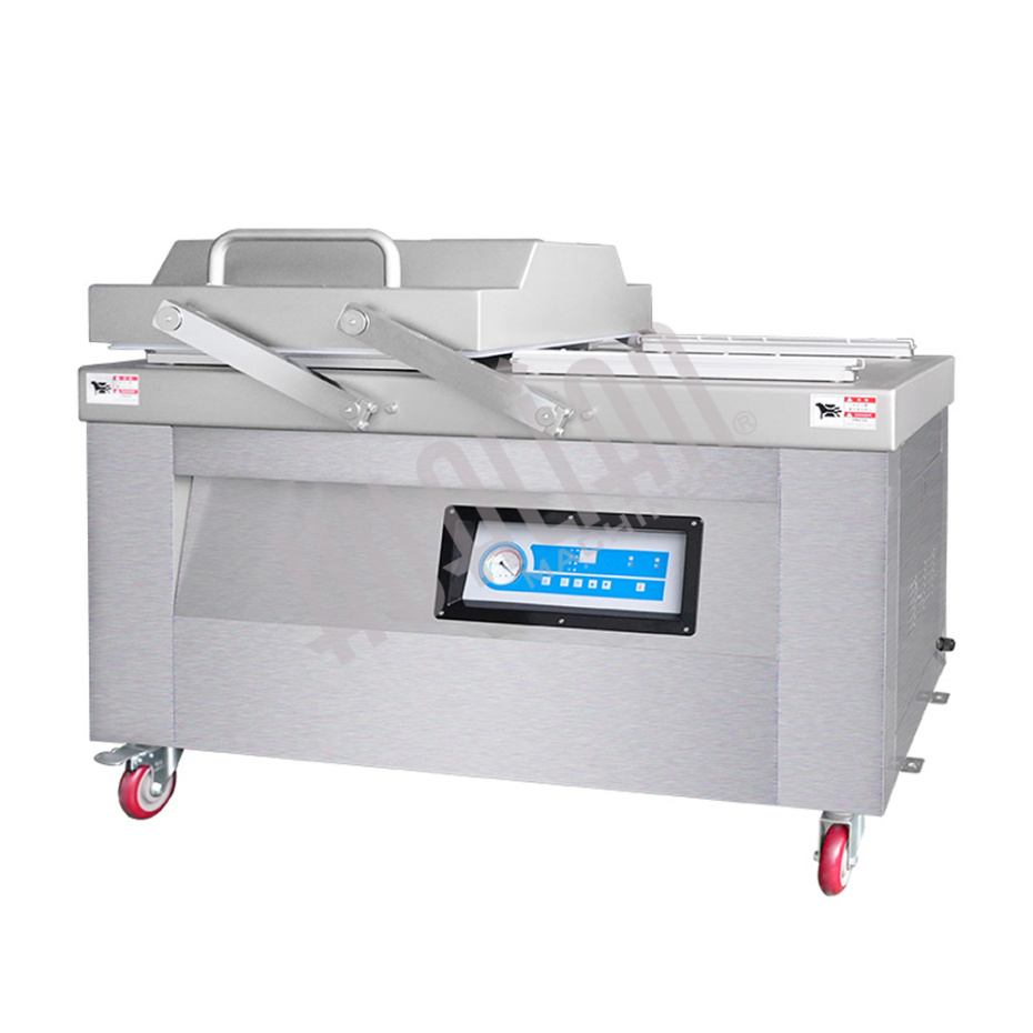 Напольная двухкамерная вакуум-упаковочная машина EV-62 (нерж) Hualian - Купить с доставкой по всей Беларуси