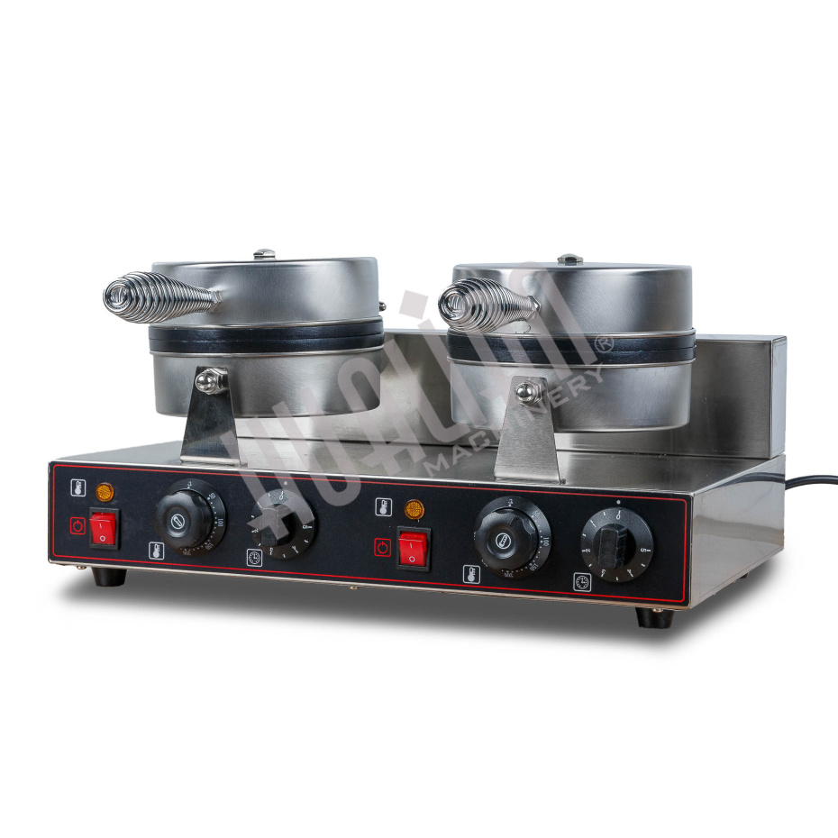 Вафельница для объемных вафель HWB-2 (2 секции, круг) Hualian - Купить с доставкой по всей Беларуси