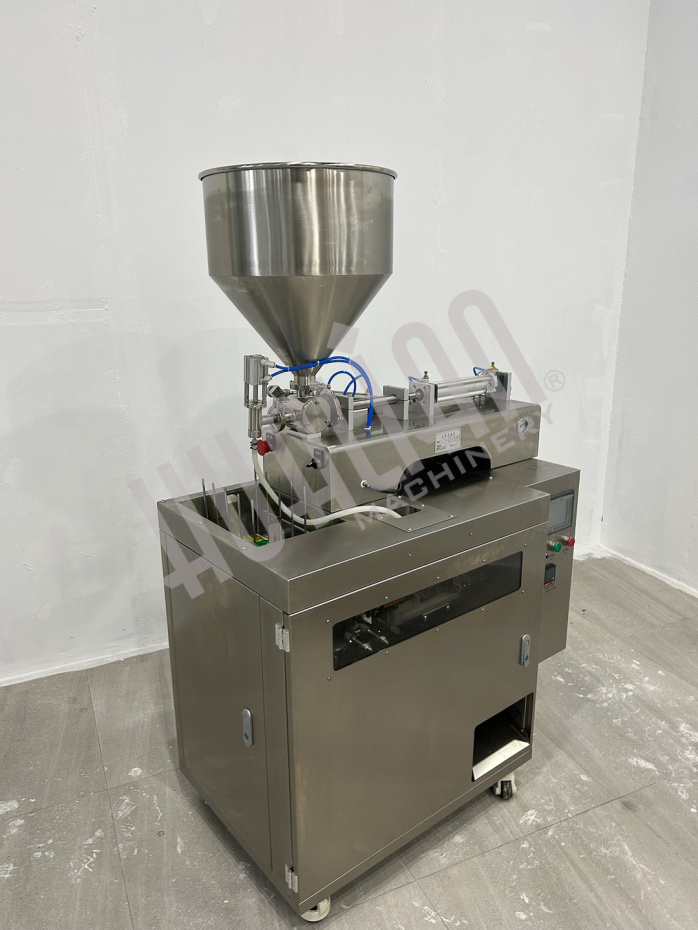 Упаковочная машина HLDX-9018G с поршневым дозатором Hualian - Купить с доставкой по всей Беларуси