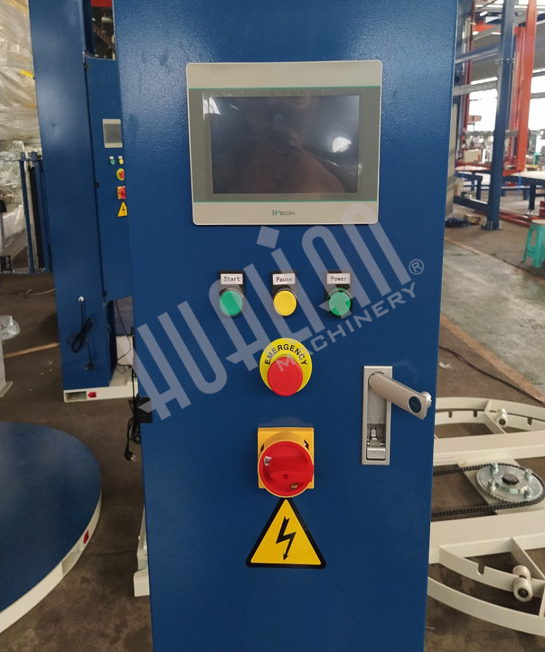 HL-1500P паллетоупаковщик (с моторизированной кареткой с престрейчем и прижимом) Hualian - Купить с доставкой по всей Беларуси