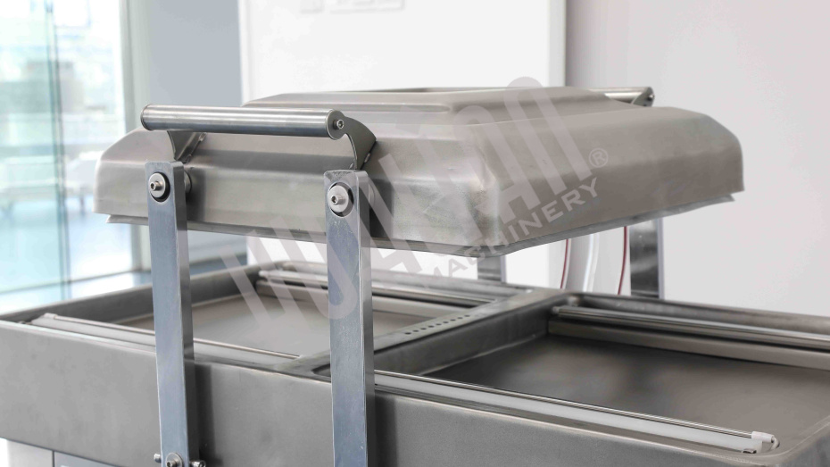 Напольная двухкамерная вакуум-упаковочная машина DZ-400/2SB SS (нерж.) Hualian - Купить с доставкой по всей Беларуси