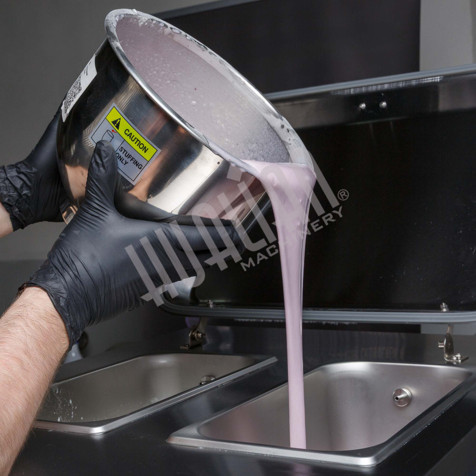 Фризер для мягкого мороженого HIM-03 с функцией ночного хранения и помпой (3 рожка) Hualian - Купить с доставкой по всей Беларуси