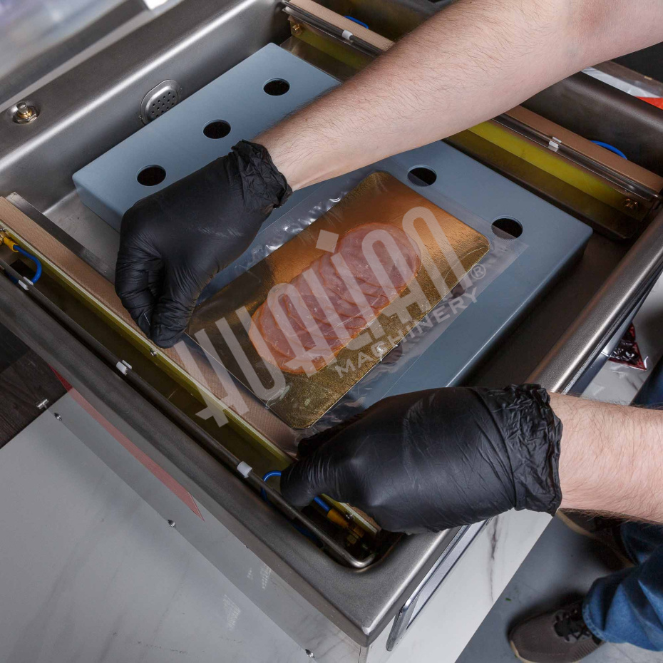 Настольный вакуумный упаковщик DZQ-400/2T (нерж., газ) Hualian - Купить с доставкой по всей Беларуси