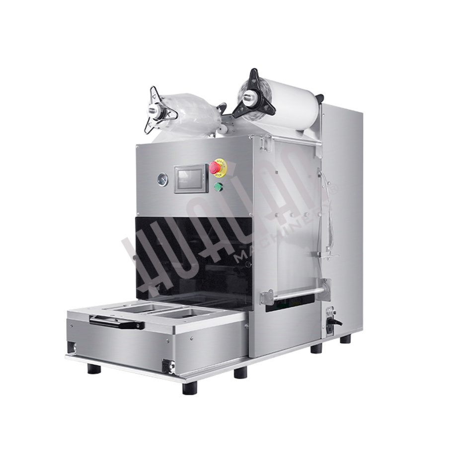 Вакуумный запайщик лотков с газонаполнением EV-272 (187*137*120 мм, 2 лотка за цикл) Hualian - Купить с доставкой по всей Беларуси