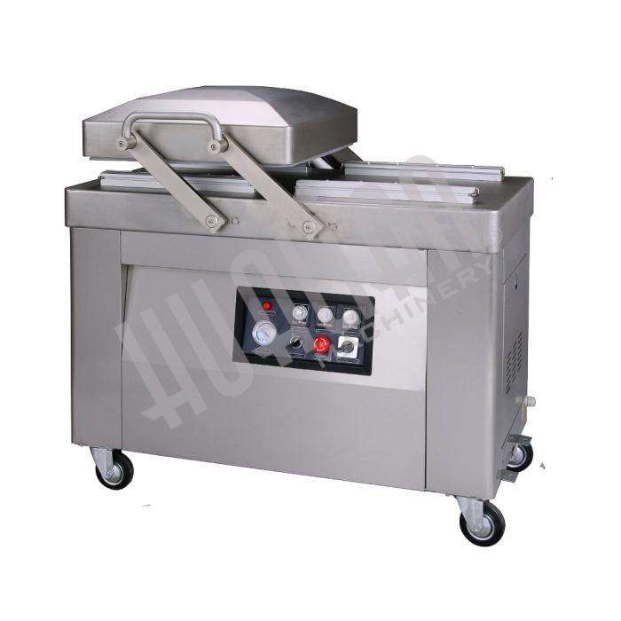 Напольный вакуумный упаковщик HVC-410S/2B-G (DZQ-410/2SB) (нерж., газ) Hualian - Купить с доставкой по всей Беларуси