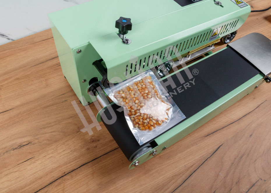 Роликовый мини запайщик ES-622 (с конвейером) Hualian - Купить с доставкой по всей Беларуси